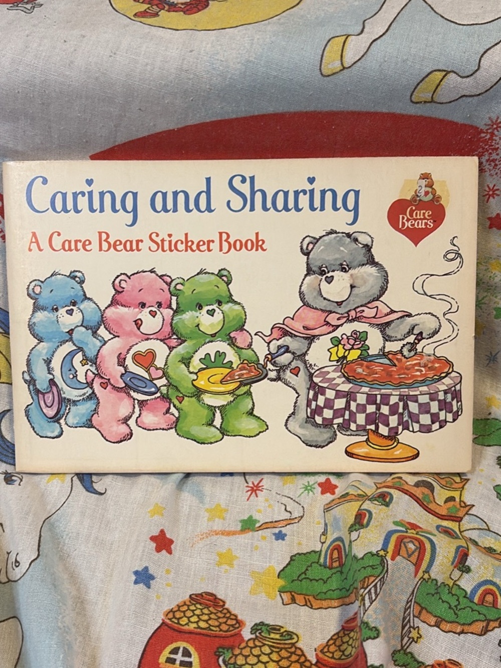 1984 Care Bears Pizza Hut sticker book